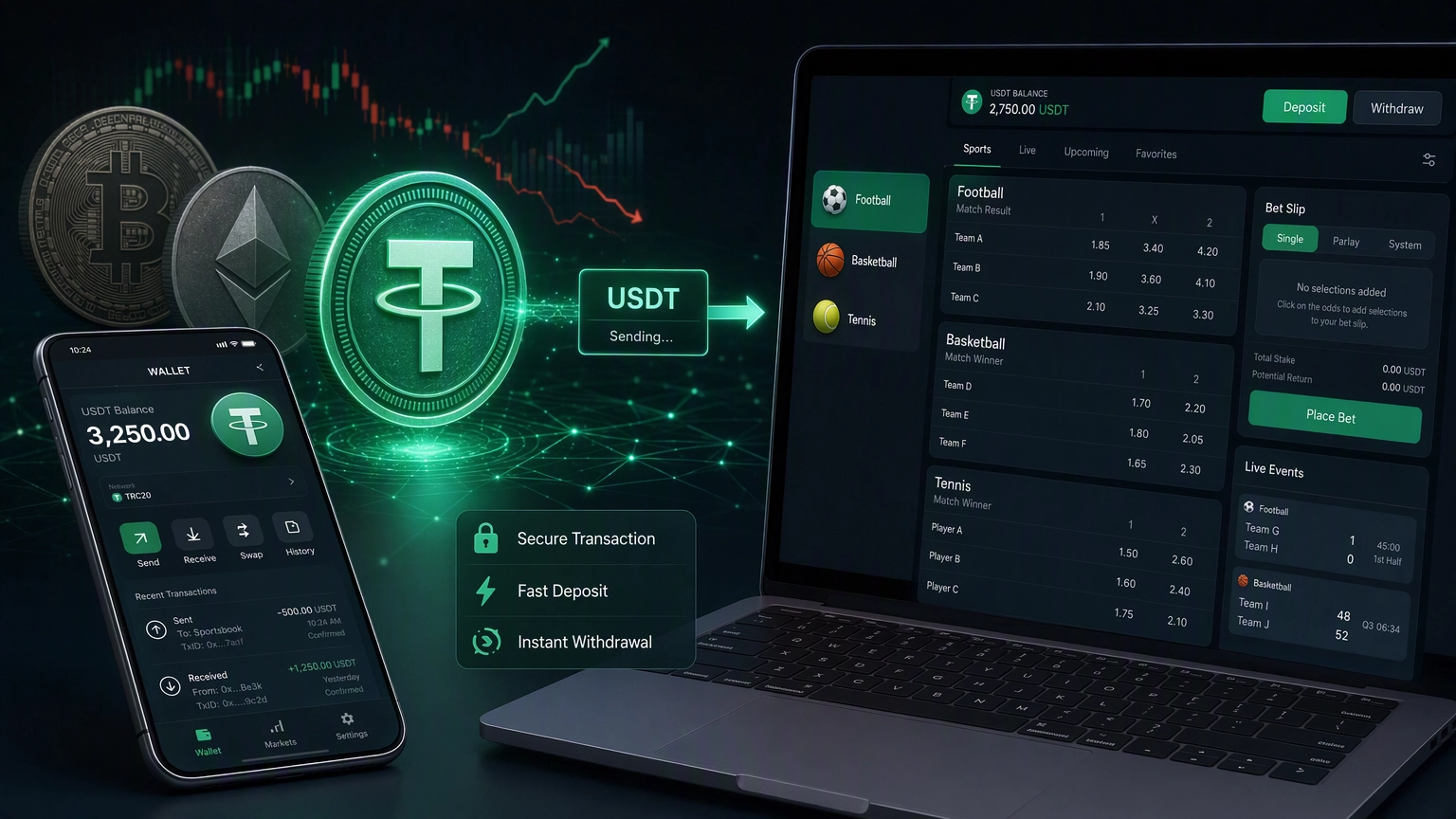 ¿Qué son las apuestas con criptomonedas y por qué elegir USDT?